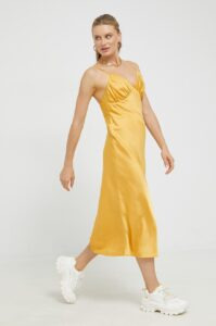 Šaty Abercrombie & Fitch oranžová