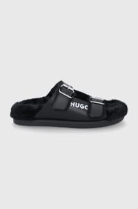 Kožené pantofle Hugo dámské