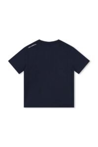 Dětské bavlněné tričko Karl Lagerfeld tmavomodrá