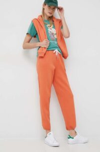 Tepláky Polo Ralph Lauren oranžová