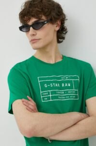 Bavlněné tričko G-Star Raw 2-pack hnědá