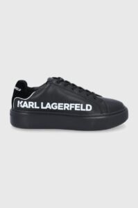 Kožené boty Karl Lagerfeld MAXI KUP