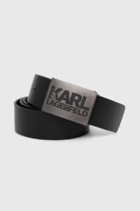 Kožený pásek Karl Lagerfeld pánský