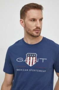 Bavlněné tričko Gant s