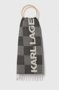 Vlněná šála Karl Lagerfeld