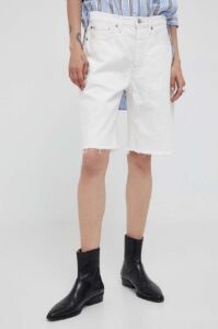 Bavlněné šortky Polo Ralph Lauren bílá