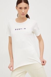 Bavlněné tričko Burton bílá
