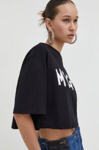 Bavlněné tričko MSGM černá
