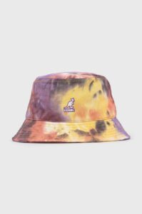 Bavlněný klobouk Kangol fialová barva