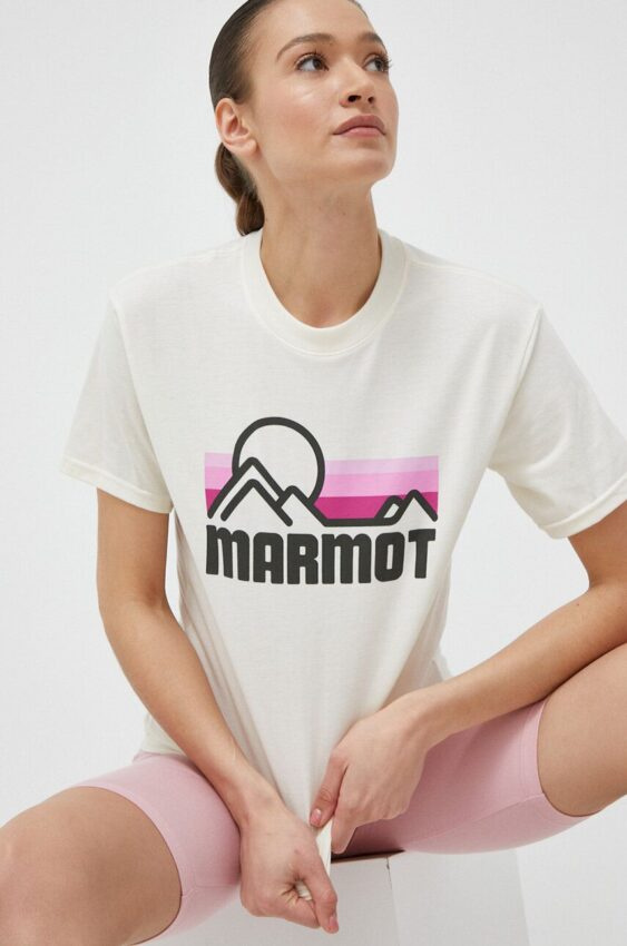Tričko Marmot béžová