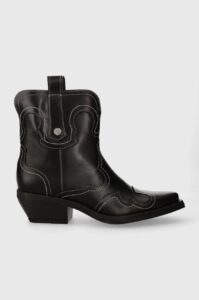 Westernové kožené boty Steve Madden Waynoa dámské
