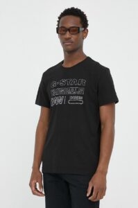 Bavlněné tričko G-Star Raw černá