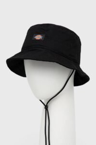 Bavlněný klobouk Dickies černá barva