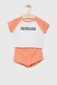 Dětské bavlněné pyžamo Calvin Klein