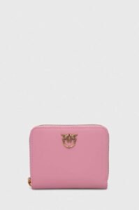 Kožená peněženka Pinko růžová