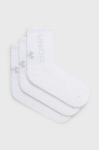 Ponožky Under Armour 3-pack bílá