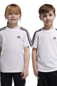 Dětské bavlněné tričko adidas LK 3S