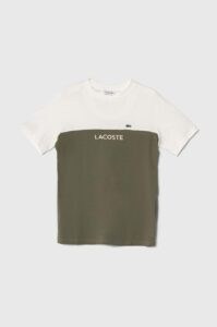 Dětské bavlněné tričko Lacoste