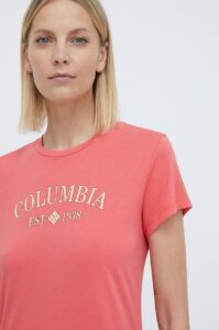 Tričko Columbia Trek červená