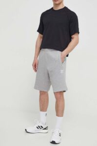 Bavlněné šortky adidas Originals Essential šedá