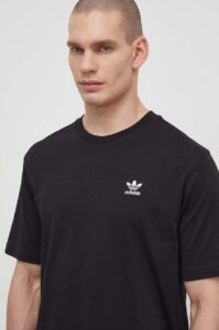 Bavlněné tričko adidas Originals Essential Tee černá