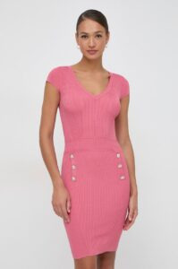 Šaty Marciano Guess ATENA růžová barva