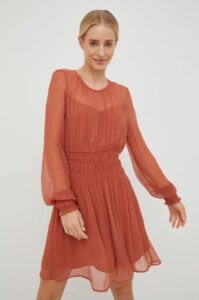 Šaty Billabong oranžová barva