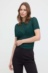 Bavlněný svetr Liviana Conti zelená