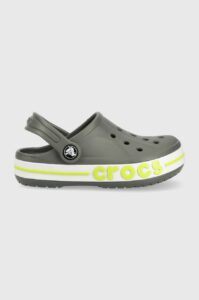 Dětské pantofle Crocs šedá