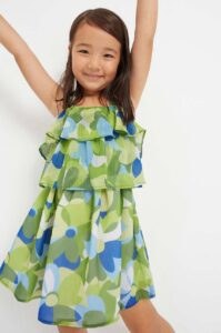 Dívčí šaty Mayoral zelená