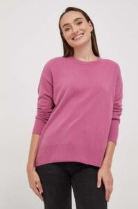Vlněný svetr Sisley dámský
