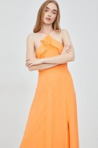 Šaty Vero Moda oranžová
