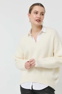 Vlněný svetr BOSS dámský