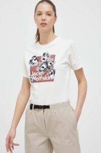 Bavlněné tričko Jack Wolfskin 10