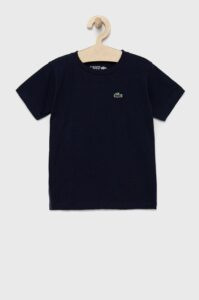 Dětské tričko Lacoste tmavomodrá