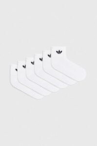 Ponožky adidas Originals 6-pack bílá