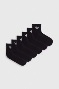 Ponožky adidas Originals 6-pack černá