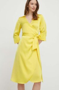 Šaty Joop! žlutá barva