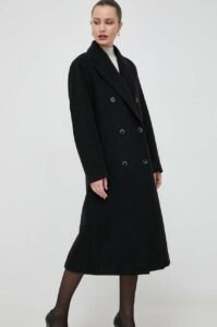 Vlněný kabát Beatrice B černá