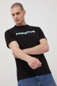 Bavlněné tričko Primitive X Terminator černá