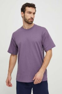 Bavlněné tričko adidas Originals fialová