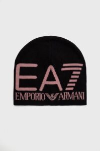 Čepice EA7 Emporio Armani černá barva