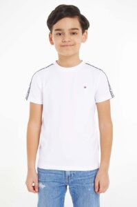 Dětské tričko Tommy Hilfiger bílá