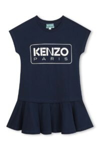 Dětské bavlněné šaty Kenzo