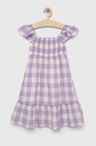 Dívčí šaty GAP fialová