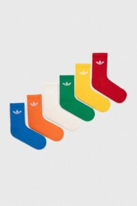 Ponožky adidas Originals 6-pack bílá