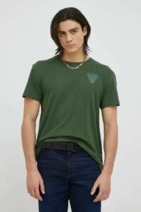 Bavlněné tričko G-Star Raw zelená