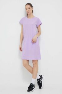 Šaty Helly Hansen fialová barva