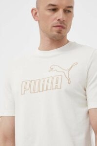 Tričko Puma béžová barva