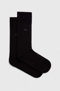 Bavlněné ponožky BOSS černá